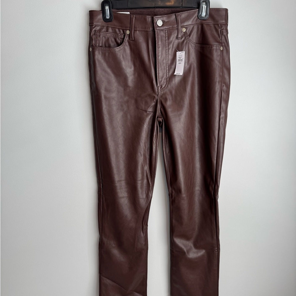 GAP Faux Leather Pants
